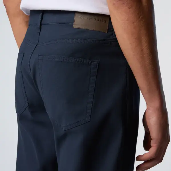 North Sails - Ανδρικό Παντελόνι Stretch dobby 5-pocket pants 673121-000-0802 Μπλε 673121-000-0802