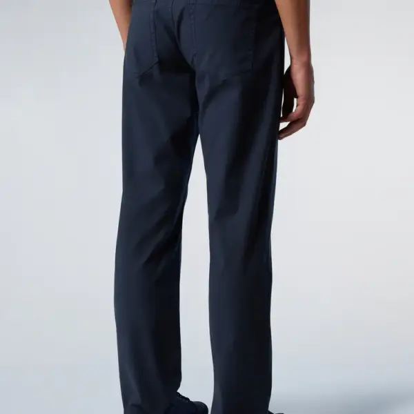 North Sails - Ανδρικό Παντελόνι Stretch dobby 5-pocket pants 673121-000-0802 Μπλε 673121-000-0802