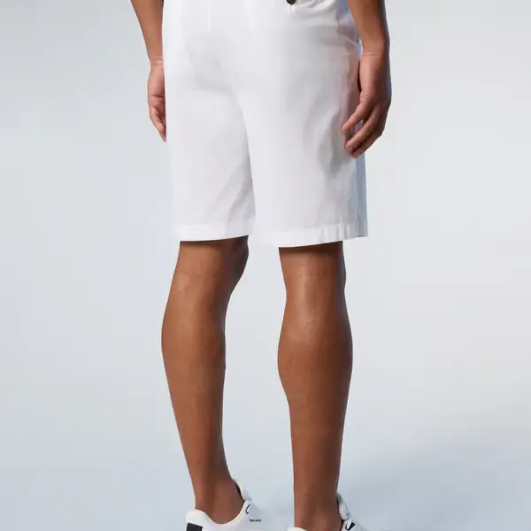North Sails - Ανδρική Βερμούδα Freedom chino shorts 673146-000-0101 Λευκό 673146-000-0101