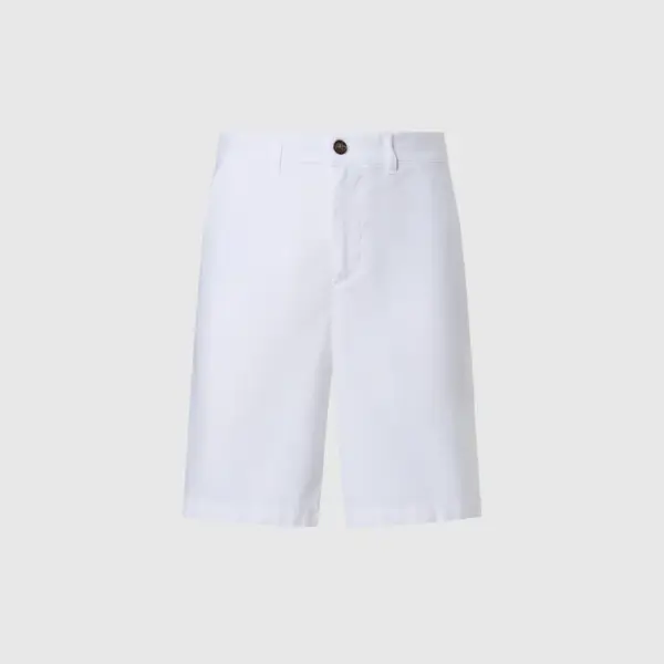 North Sails - Ανδρική Βερμούδα Freedom chino shorts 673146-000-0101 Λευκό 673146-000-0101