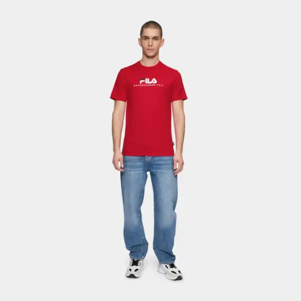 Fila - Ανδρικό T-shirt Brill Tee FAU0200-30002 Κόκκινο FAU0200-30002