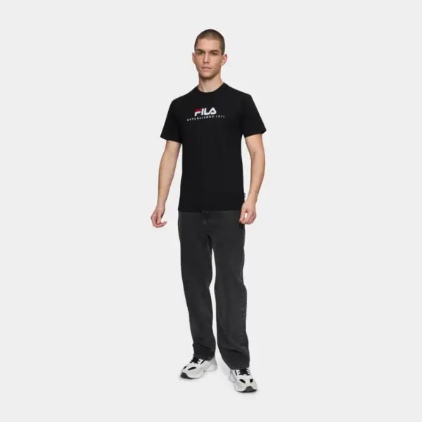 Fila - Ανδρικό T-shirt Brill Tee FAU0200-80010 Μαύρο FAU0200-80010
