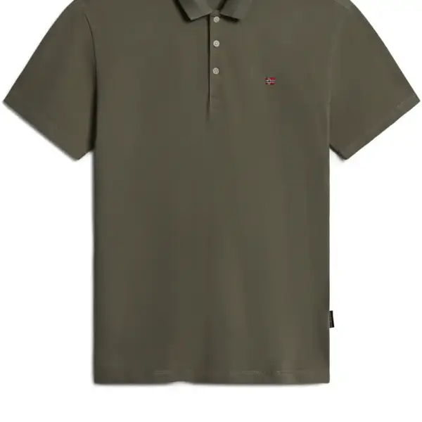 Napapijri - Ανδρικό T-shirt Polo Ealis SS Regular Fit NP0A4H8B-GAE Πράσινο NP0A4H8BGAE