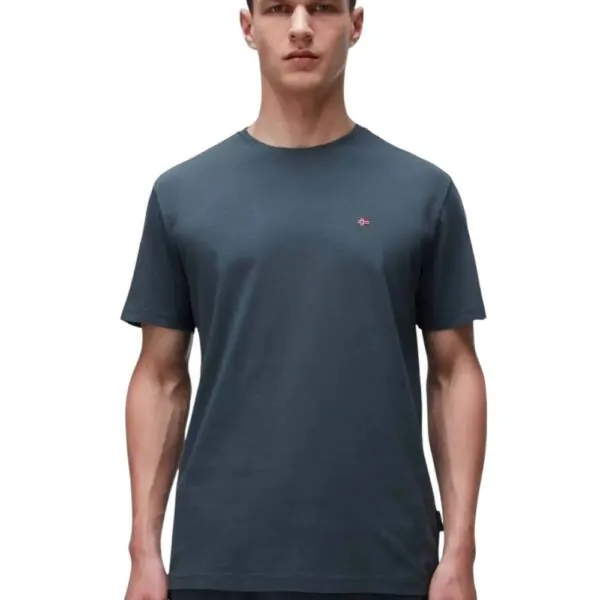 Napapijri - Ανδρικό T-shirt Salis Ss Sum Regular Fit NP0A4H8D-G1S Πράσινο