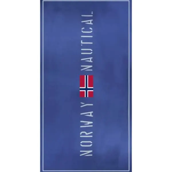 Norway Nautical School - Πετσέτα Θαλάσσης Βαμβακερή (90x180) 831101-BLU Μπλε