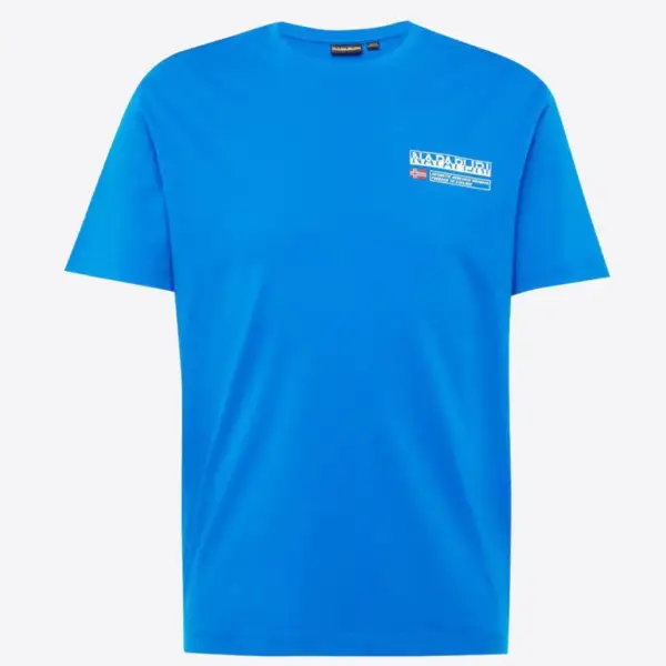Napapijri - Ανδρικό T-shirt Kasba Regular Fit NP0A4HQQ-B2L Μπλε NP0A4HQQB2L