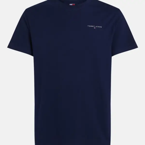 Tommy Hilfiger - Ανδρικό T-shirt Tjm Slim Linear Chest Ss Tee Ext DM0DM21188-C1G Μπλε Ναυτικό DM0DM21188-C1G