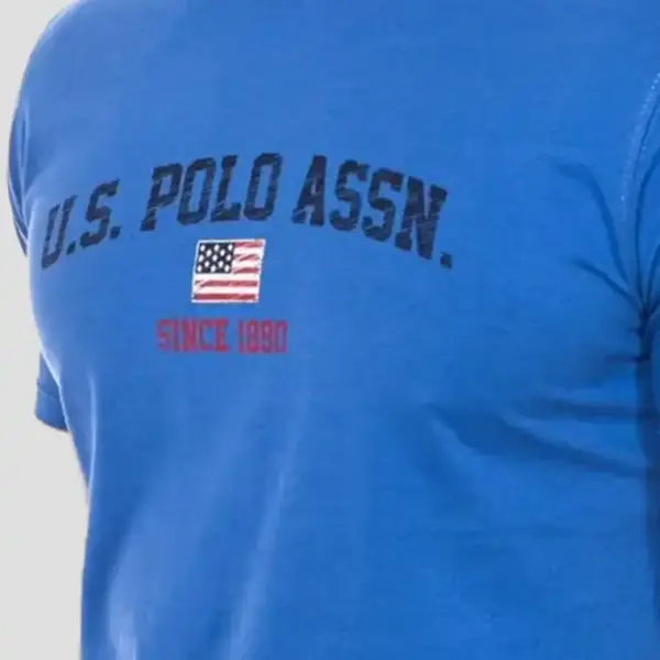 U.S. Polo Assn. - Ανδρικό T-shirt Mick Regular Fit 61504-49351-137 Μπλε 61504-49351-137