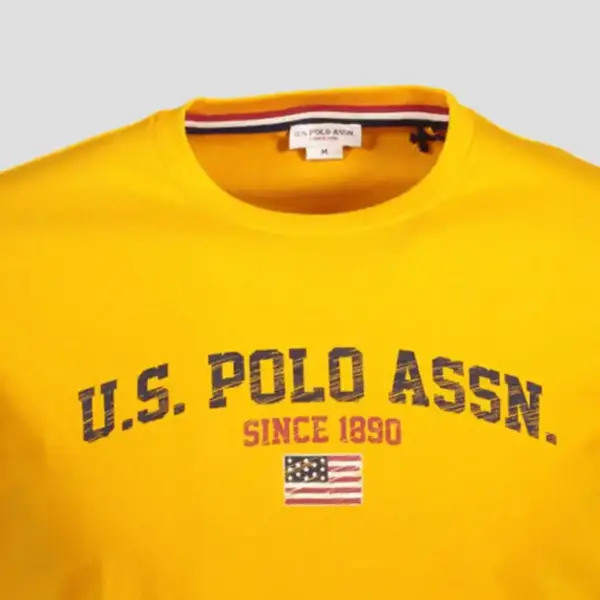 U.S. Polo Assn. - Ανδρικό T-shirt Mick Regular Fit 61504-49351-216 Πορτοκαλί 61504-49351-216