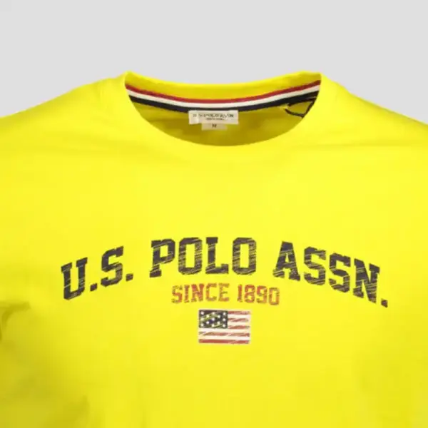 U.S. Polo Assn. - Ανδρικό T-shirt Mick Regular Fit 61504-49351-310 Κίτρινο 61504-49351-310