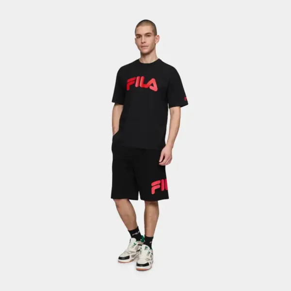 Fila - Ανδρικό T-shirt Lasson Loose Fit Tee FAM0873-83075 Μαύρο FAM0873-83075