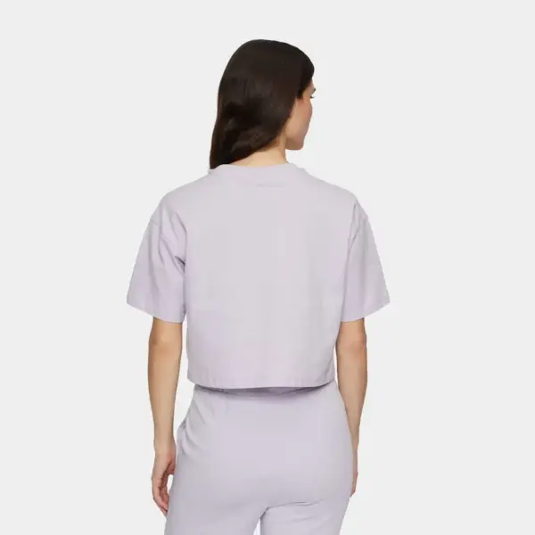 Fila - Γυναικείο Αθλητικό T-shirt Locri loose Cropped tee FAW1056-40119 Λεβάντα FAW1056-40119