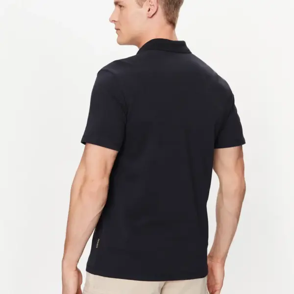 Napapijri - Ανδρικό T-shirt Polo Ealis SS Regular Fit NP0A4H8B-176 Μπλε Σκούρο NP0A4H8B176