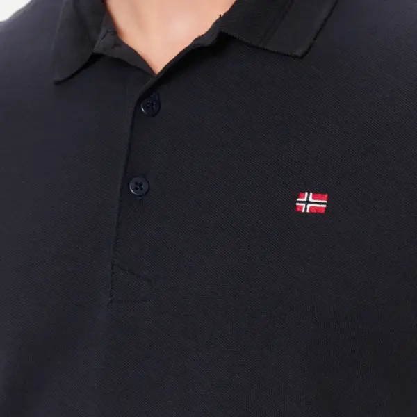 Napapijri - Ανδρικό T-shirt Polo Ealis SS Regular Fit NP0A4H8B-176 Μπλε Σκούρο NP0A4H8B176