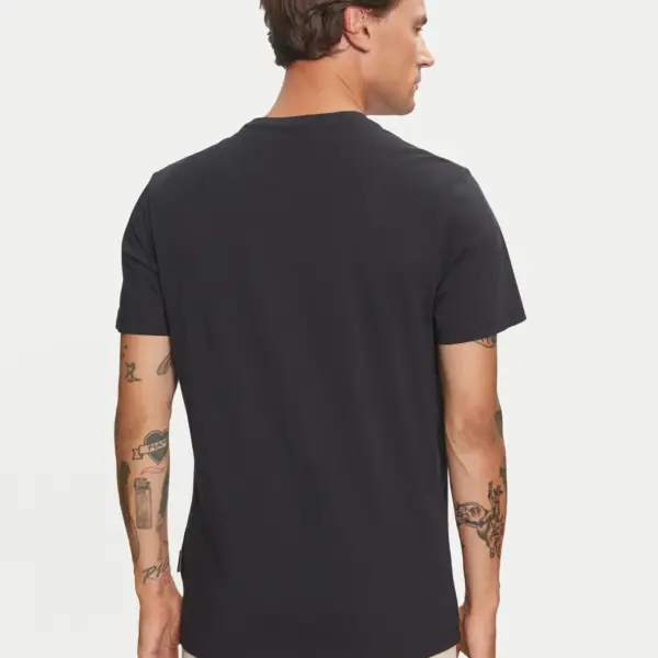 Napapijri - Ανδρικό T-shirt Kasba Regular Fit NP0A4HQQ-041 Μαύρο NP0A4HQQ041