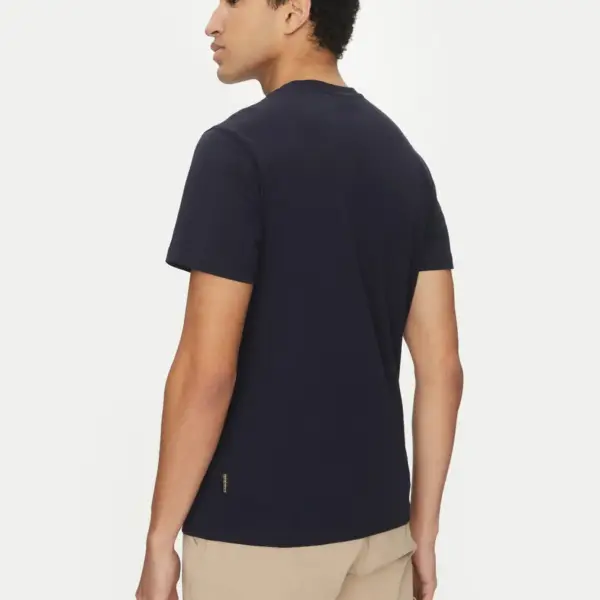 Napapijri - Ανδρικό T-shirt Kasba Regular Fit NP0A4HQQ-176 Μπλε Σκούρο NP0A4HQQ176