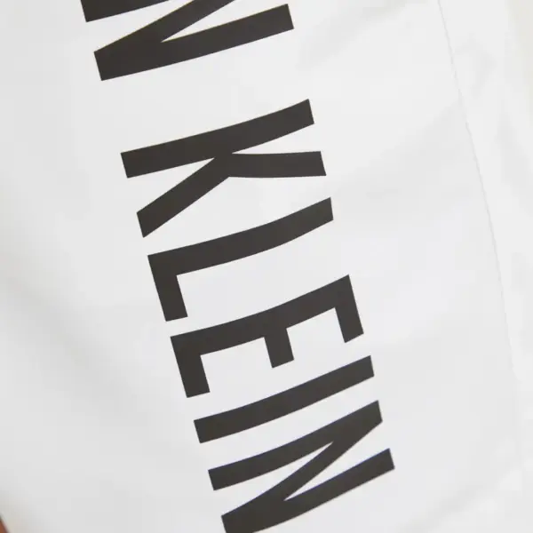 Calvin Klein - Ανδρικό Μαγιό Σορτς Drawstring Medium KM0KM01092-YCD Λευκό KM0KM01092-YCD