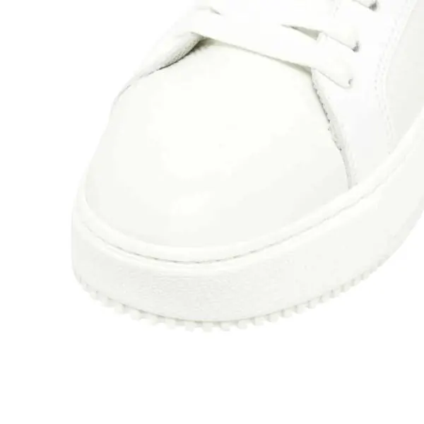 Calvin Klein- Γυναικεία Δερμάτινα Sneakers Chunky Cupsole Low Mg YW0YW01769-0LI Λευκό YW0YW01769-0LI