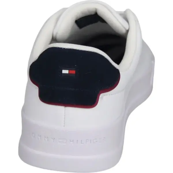 Tommy Hilfiger - Ανδρικά Sneakers Th Court Lth Detail Ess FM0FM05367-0LD Λευκό FM0FM05367-0LD