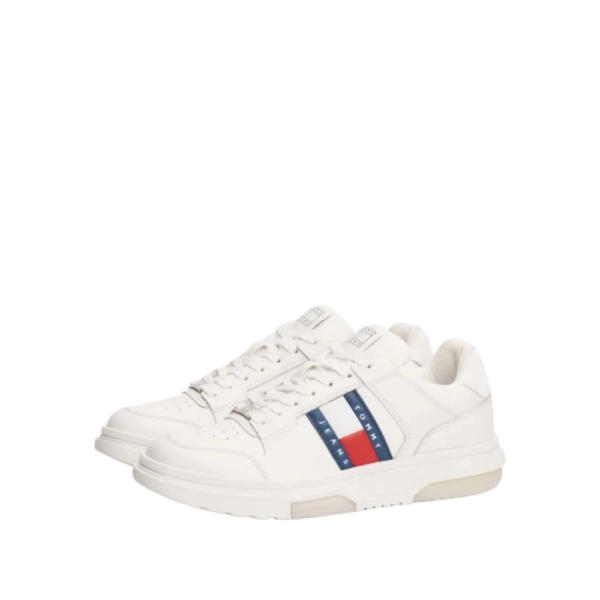 Tommy Hilfiger - Γυναικεία Sneakers Brooklyn Leather Trainers EN0EN02783-YBL Λευκό EN0EN02783-YBL