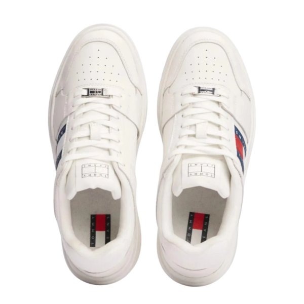 Tommy Hilfiger - Γυναικεία Sneakers Brooklyn Leather Trainers EN0EN02783-YBL Λευκό EN0EN02783-YBL