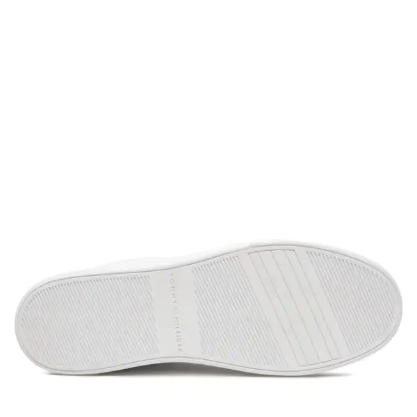 Tommy Hilfiger - Γυναικεία Sneakers Essential Leather Court Trainers FW0FW08321-YBS Λευκό FW0FW08321-YBS