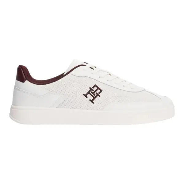 Tommy Hilfiger - Γυναικεία Sneakers Th Monogram Colour-Blocked FW0FW08380-0K6 Λευκό