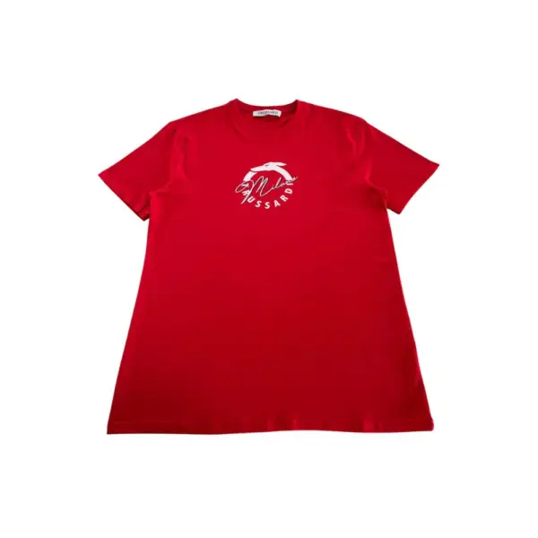 Trussardi Jeans - Ανδρικό Beachwear T-Shirt TRU25MTS01-04RED Κόκκινο TRU25MTS01-04RED