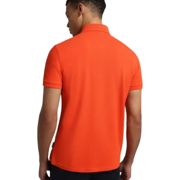 Napapijri - Ανδρικό T-shirt Polo Ealis SS Regular Fit NP0A4H8B-A62 Πορτοκαλί NP0A4H8BA62