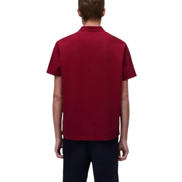 Napapijri - Ανδρικό T-shirt Polo Ealis SS Regular Fit NP0A4H8B-R1E Μπορντό NP0A4H8BR1E
