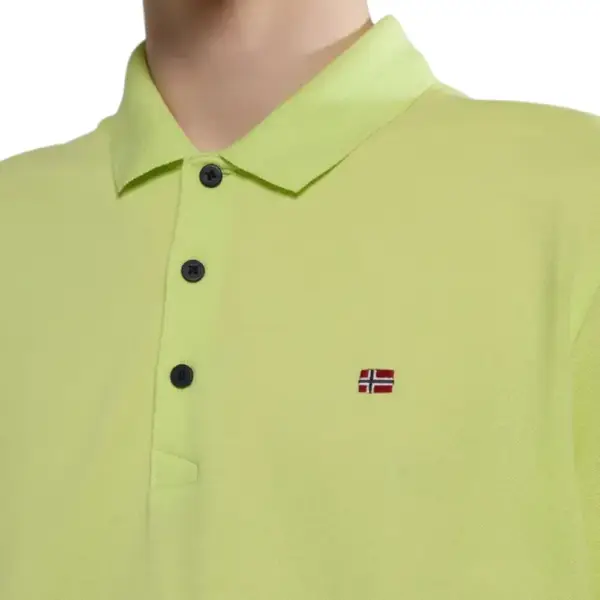 Napapijri - Ανδρικό T-shirt Polo Ealis SS Regular Fit NP0A4H8B-Y1I Πράσινο NP0A4H8B-Y1I