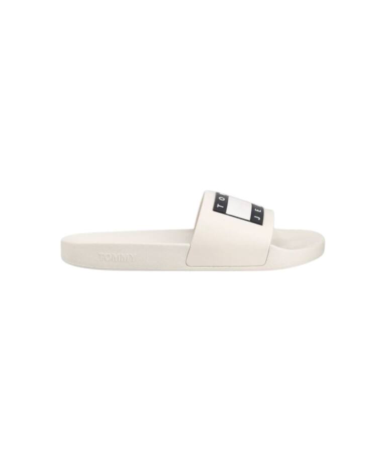 Tommy Hilfiger - Ανδρικές Παντόφλες Pool Slides EM0EM01191-TCR Εκρού