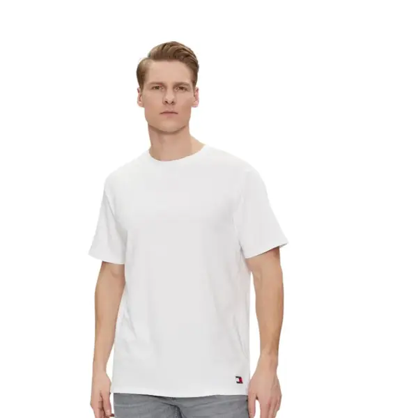 Tommy Hilfiger - Ανδρικές Φανέλες Κοντομάνικες 2Pack UM0UM03157-05F Λευκό UM0UM03157-05F