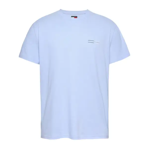 Tommy Hilfiger - Ανδρικό T-shirt b Reg Graphic Slub Ext Regular Fit DM0DM21303-C3Q Γαλάζιο DM0DM21303-C3Q