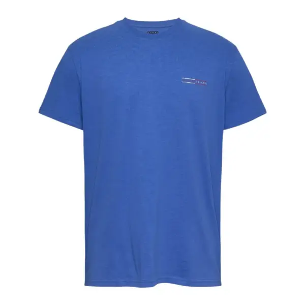 Tommy Hilfiger - Ανδρικό T-shirt b Reg Graphic Slub Ext Regular Fit DM0DM21303-C6E Μπλε Ραφ DM0DM21303-C6E