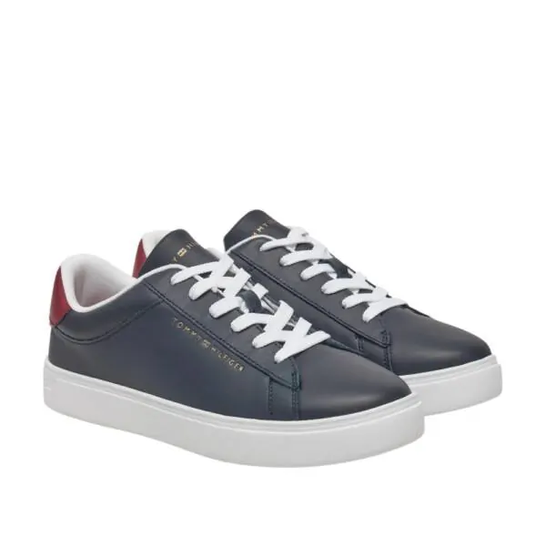 Tommy Hilfiger - Γυναικεία Sneakers Essential Court FW0FW08320-DW6 Μπλε Ναυτικό FW0FW08320-DW6