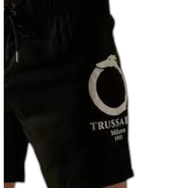 Trussardi Jeans - Ανδρικό Μαγιό TRU2MBS01-03BLAC Μαύρο TRU2MBS01-03BLAC