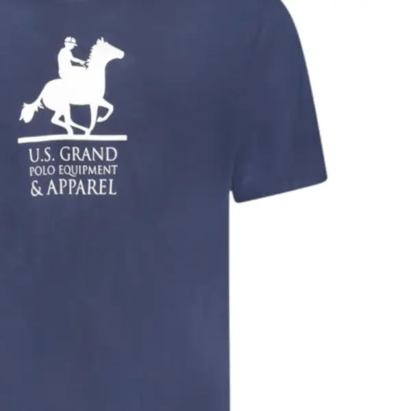 U.S. Grand Polo - Ανδρικό T-shirt AU02650-1NAVY Μπλε Ναυτικό AU02650-1NAVY