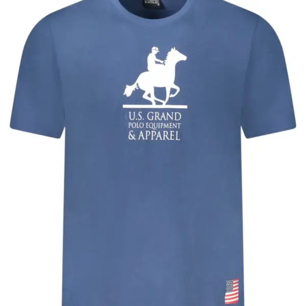 U.S. Grand Polo - Ανδρικό T-shirt AU02650-2JEANS Μπλε AU02650-2JEANS
