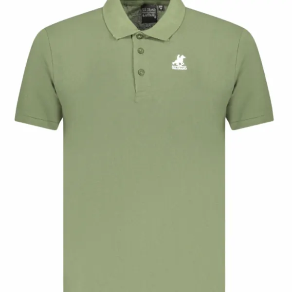 U.S. Grand Polo - Ανδρικό T-shirt Polo AU02658-16VERM Λαδί AU02658-16VERM