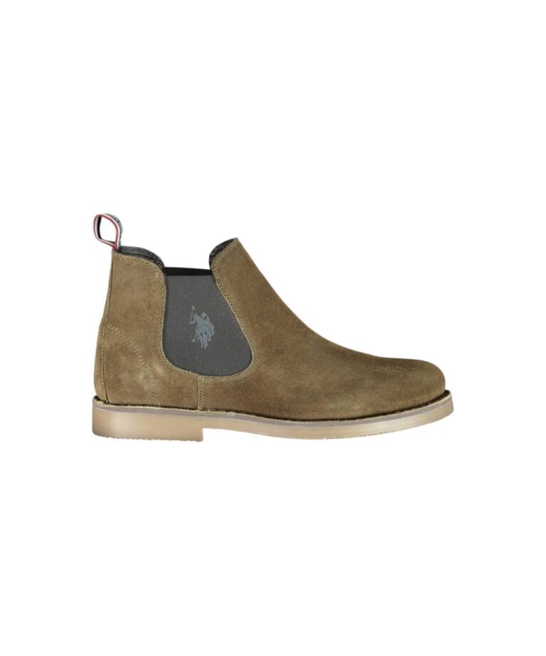 U.S. Polo Assn. - Ανδρικά Μποτάκια Σουέτ με λάστιχο MUST001/MBS2-MIL002 Πράσινο