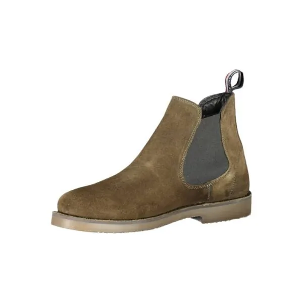 U.S. Polo Assn. - Ανδρικά Μποτάκια Σουέτ με λάστιχο MUST001/MBS2-MIL002 Πράσινο MUST001/MBS2-MIL002