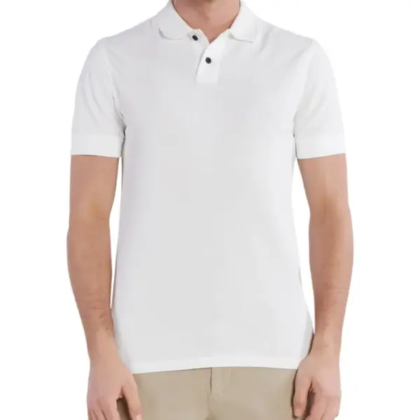 Hugo Boss - Ανδρικό Polo T-shirt Prime 50507813-100 Λευκό