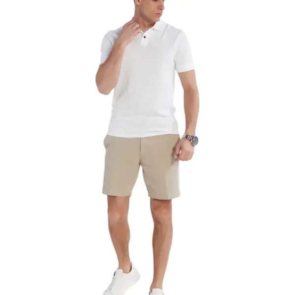 Hugo Boss - Ανδρικό Polo T-shirt Prime 50507813-100 Λευκό 50507813-100