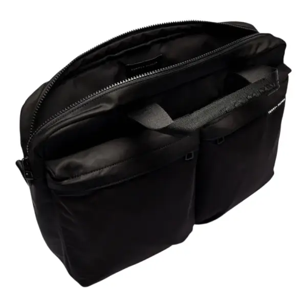 Tommy Hilfiger - Ανδρικός Χαρτοφύλακας Th Element Repreve Computer Bag AM0AM13103-BDS Μαύρο AM0AM13103-BDS