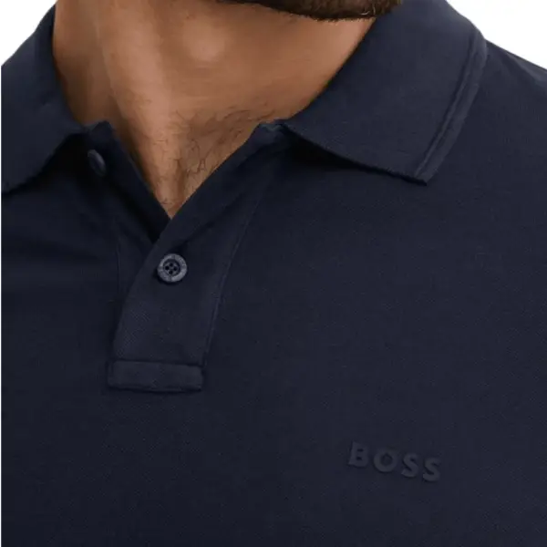 Hugo Boss - Ανδρικό Polo T-shirt Prime 50507813-404 Μπλε Σκούρο 50507813-404