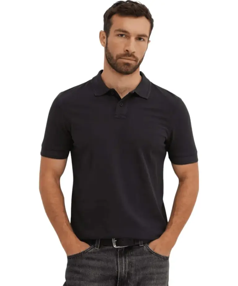 Hugo Boss - Ανδρικό Polo T-shirt Prime 50507813-001 Μαύρο