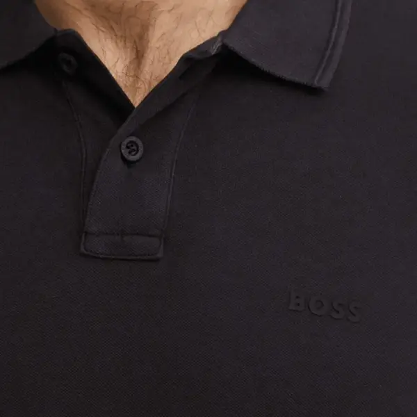 Hugo Boss - Ανδρικό Polo T-shirt Prime 50507813-001 Μαύρο 50507813-001