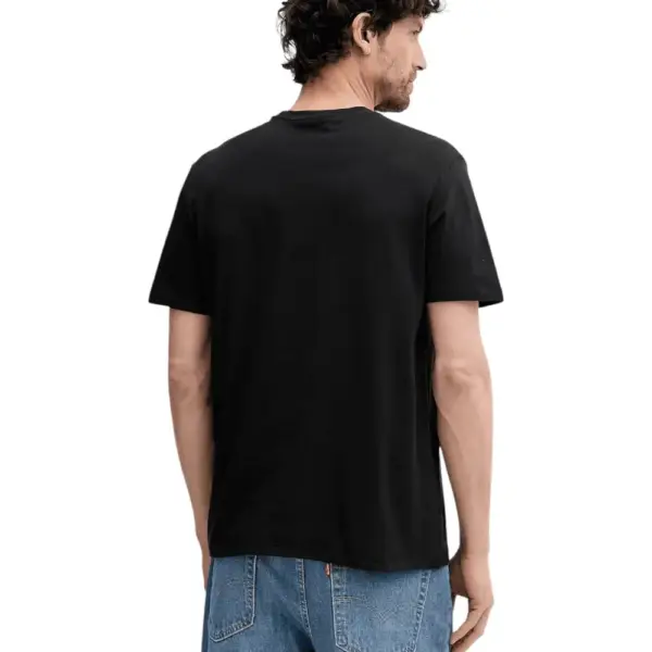 Calvin Klein - Ανδρικό T-shirt Cotton Badge Regular Fit LV04RC272G-UB1 Μαύρο LV04RC272G-UB1