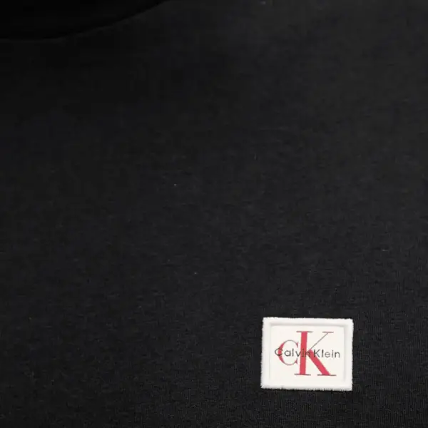 Calvin Klein - Ανδρικό T-shirt Cotton Badge Regular Fit LV04RC272G-UB1 Μαύρο LV04RC272G-UB1